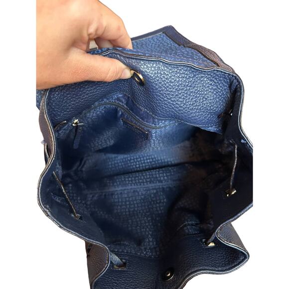Kate Spade - Wilder Grey Soft Pebble - Navy - Leather Tassel Backpack main image 5
